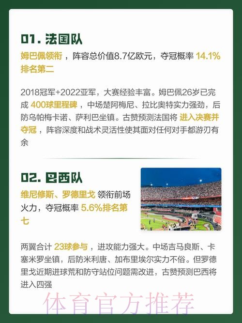 世界杯让球平台:逐场比赛胜负预测的利器 世界杯让球平台:逐场比赛胜负预测的利器